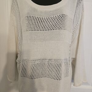 Guess Cream Knit Sweater New With Tags Size XL Guess